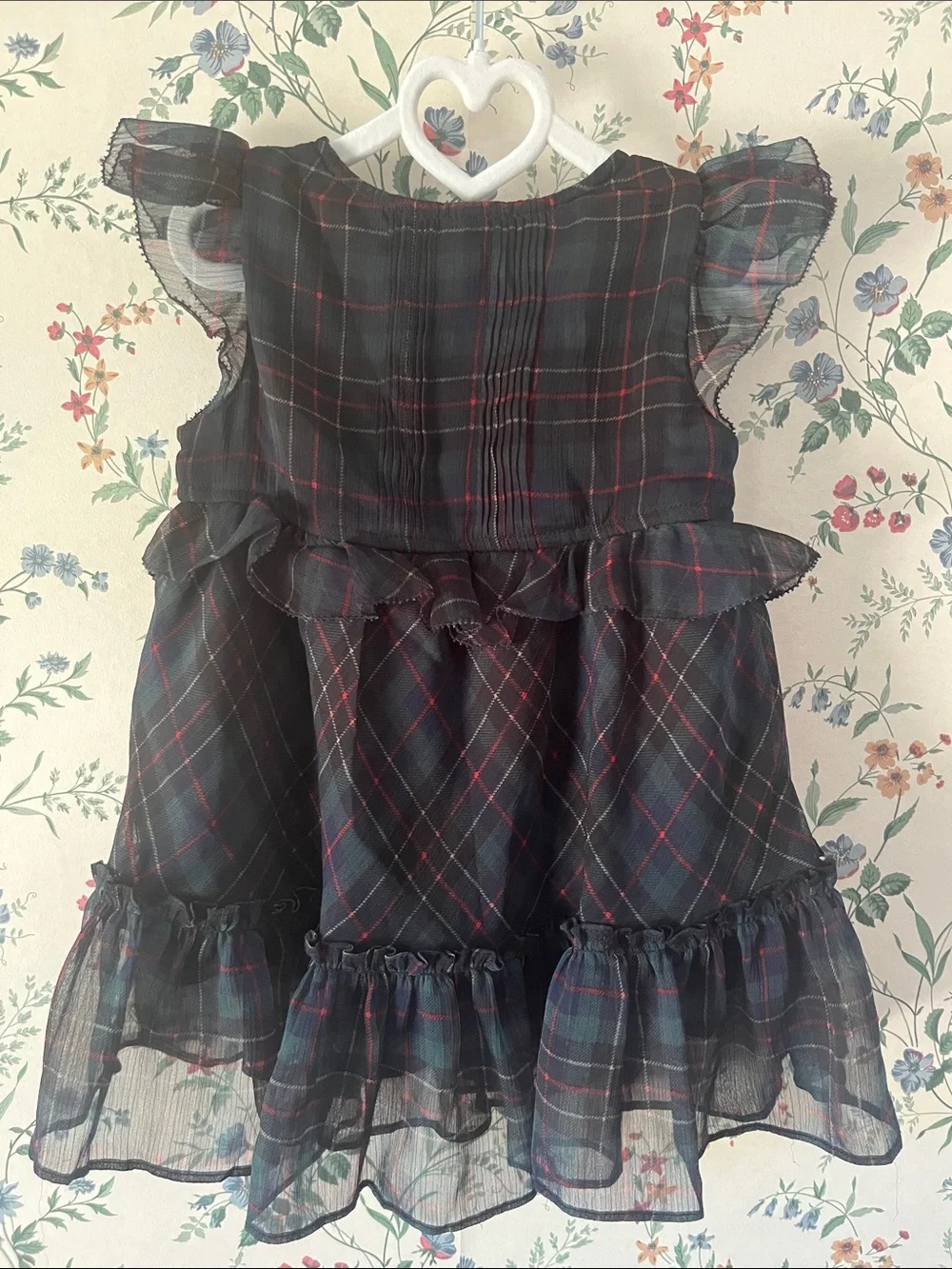 Ralph Lauren Tartan Plaid Ruffle Dress - Holiday / Christmas
